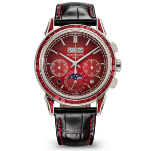 Patek Philippe 5271P-010 mặt đỏ lịch vạn niên chronograph