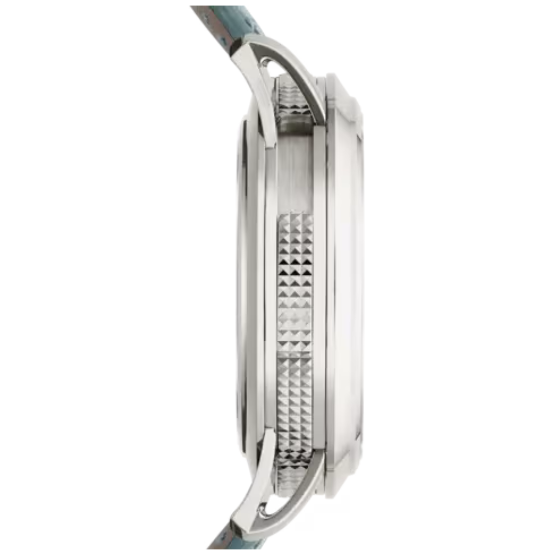 Side Profile Patek Philippe 5531G-001 White Gold Case cạnh đồng hồ Patek Philippe 5531G-001 vàng trắng guilloche hobnail