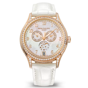 Patek Philippe 4948R-001 đồng hồ nữ vàng hồng đính kim cương lịch thường niên moonphase