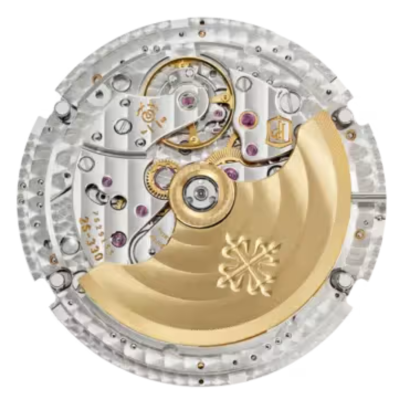 bộ máy Patek Philippe 26-330 S QA LU automatic annual calendar rotor vàng 21k