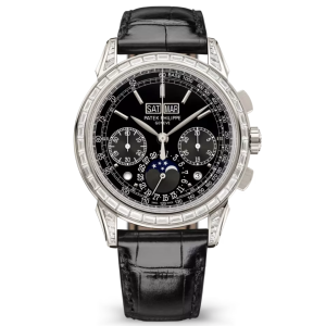 Mặt trước đồng hồ Patek Philippe 5271P-010 lịch vạn niên chronograph