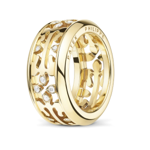 Patek Philippe Calatrava Ring 275.6/1A.J3.530 vàng 18K nạm 24 kim cương