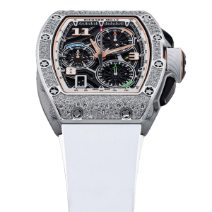 Richard Mille RM72-01 WG Snow dây cao su trắng chính hãng