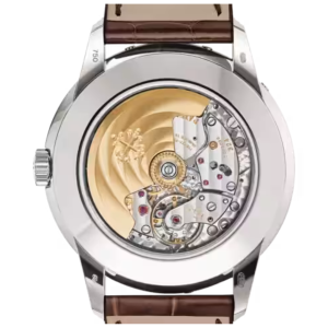 Mặt sau lộ máy Patek Philippe 5320G-011 rotor vàng 21k